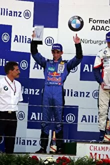 Mucke Gallery: Formula BMW ADAC: Second placed Sebastien Buemi Muecke Motorsport celebrates on the podium