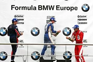 Zolder Gallery: Formula BMW Europe Championship: Podium: Daniel Juncadella, Esteban Gutierrez and Marco Wittmann