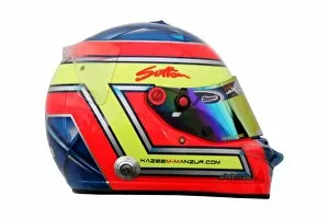 Spanish Gallery: Formula BMW Europe: The Helmet of Kazeem Manzur Josef-Kaufmann-Racing