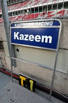 Formula BMW Europe: Pitboard for Kazeem Manzur Josef-Kaufmann-Racing