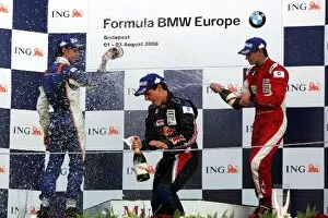 Euroseries Collection: Formula BMW Europe: The podium: Esteban Gutierrez Josef-Kaufmann-Racing