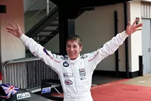 Euro Series Collection: Formula BMW Europe: Race winner Robin Frijns Josef Kaufmann Racing celebrates in parc ferme