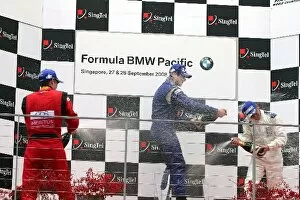 Images Dated 28th September 2008: Formula BMW Pacfic: Ross Jamison Meritus, Doru Sechelariu Mahara