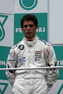 Images Dated 5th April 2009: Formula BMW Pacific: Chris Wootton Eurasia Motorsport on the podium