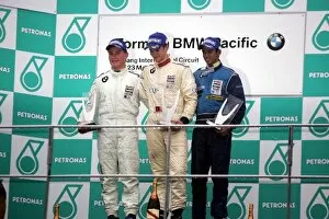 Asia Gallery: Formula BMW Pacific: The podium: Simon Moss Mahara, second; Ross Jamison Meritus