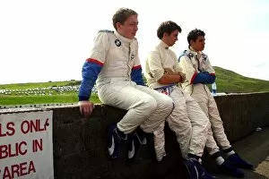 Images Dated 8th August 2004: Formula BMW UK Championship: L to R: Dean Smith Soper Sport, Matt Harris Team Virgin Mobile Barwell