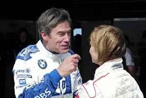 Rockingham Gallery: Formula BMW UK Championship: Tiff Needell and Vicki Butler-Henderson film a car challenge for Channel 5s fifth gear