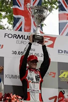 Images Dated 31st May 2008: Formula Three Euroseries: Race 1: 1st James Jakes ART Grand Prix