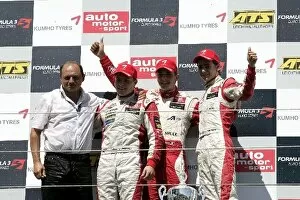 Images Dated 16th August 2009: Formula Three Euroseries: Race 1 podium and results
