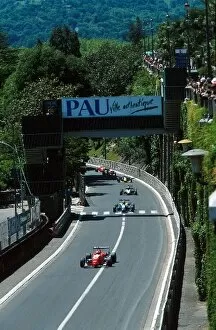 Images Dated 13th March 2003: Formula Three Grand Prix: Race winner Renaud Derlot leads the field around the scenic Pau circuit