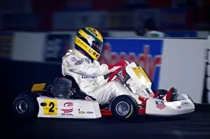 Images Dated 27th November 2001: Formula One Indoor Karting: Ayrton Senna