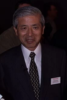 Images Dated 23rd March 2001: Formula One Launch: Akihiho Saito Senior Managing Director TME