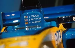 Images Dated 28th January 2002: Formula One Launch: Renault R202 Launch, Paris, France, 27 January 2002
