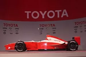 Images Dated 23rd March 2001: Formula One Launch: Toyota V10 Formula One Car Launch