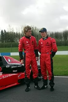 Donnington Gallery: Formula Renault Championship: Alex Storckenfeldt and team mate James Jakes Team AKA