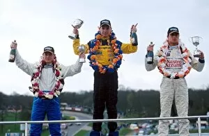 2001 Gallery: Formula Renault Championship: Carl Breeze, centre, finished 1st, Richard Antinucci, right