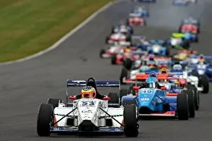 Images Dated 26th October 2003: Formula Renault Masters: Giedo van den Garde Van Amersfoort Racing leads at the start