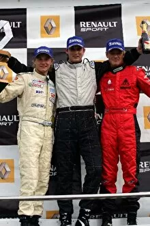 Formula Renault UK Championship: The round 6 podium: Sebastian Hohenthal Fortec Motorsport 3rd