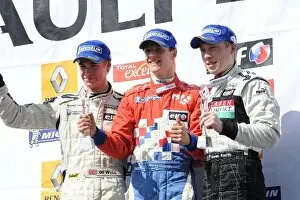 Images Dated 3rd August 2009: Formula Renault UK: Race 2 podium and results