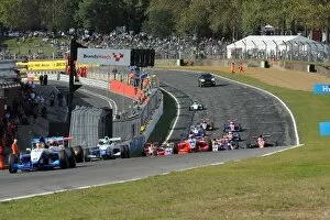 Images Dated 5th October 2009: Formula Renault UK: The start of the race