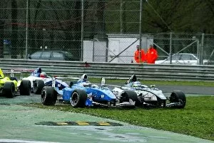 Images Dated 29th March 2004: Formula Renault V6 Championship: Front row drivers, Giorgio Mondini Eurointernational