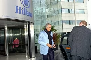 Images Dated 25th January 2005: Formula One Team Meeting: Flavio Briatore, Renault F1 Team Principal, arrives at the Hilton Hotel
