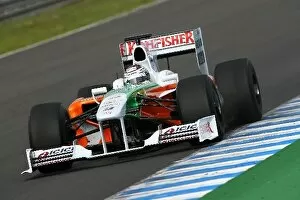 Images Dated 3rd March 2009: Formula One Testing: Adrian Sutil Force India VJM02