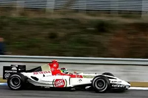 Images Dated 2nd December 2004: Formula One Testing: Alan van der Merwe BAR 006