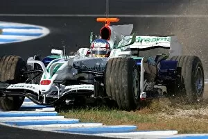 Images Dated 17th September 2008: Formula One Testing: Alex Wurz Honda RA08