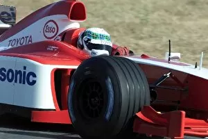 Images Dated 13th November 2001: Formula One Testing: Allan McNish Toyota Motorsport