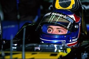 Images Dated 7th September 2001: Formula One Testing: Andrea Piccini European Minardi F3000