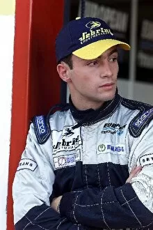 Images Dated 5th September 2001: Formula One Testing: Andrea Piccini tests with Minardi