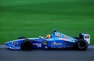 Images Dated 8th August 2001: Formula One Testing: Antonio Pizzonia Benetton Playlife B200