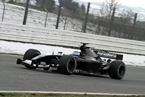 Formula One Testing: Chanoch Nissany Minardi Cosworth PS04B