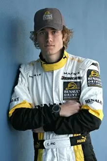 Images Dated 19th January 2009: Formula One Testing: Charles Pic Renault Development driver