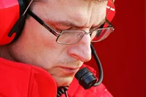 Valancia Gallery: Formula One Testing: Chris Dyer Ferrari Race engineer