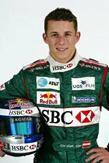 Images Dated 23rd January 2004: Formula One Testing: Christian Klien Jaguar