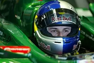 Images Dated 25th November 2003: Formula One Testing: Christian Klien makes his F1 test debut with Jaguar