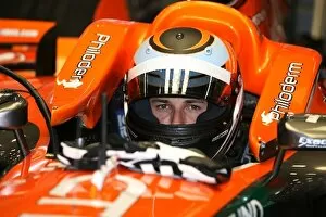 Images Dated 12th July 2007: Formula One Testing: Christian Klien Spyker
