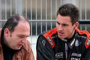 Images Dated 12th February 2007: Formula One Testing: Colin Kolles Spyker Team Principal and Adrian Sutil Spyker