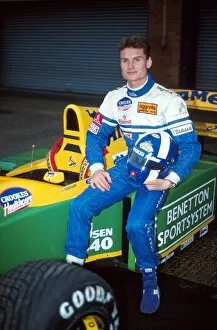 Images Dated 18th May 2001: Formula One Testing: David Coulthard tests the Benetton Ford B192