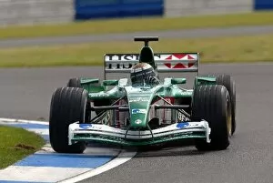 Images Dated 29th May 2002: Formula One Testing: Eddie Irvine Jaguar Cosworth R3