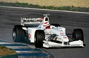 Images Dated 13th November 2007: Formula One Testing: Eddie Irvine Stewart Ford SF3 had his first test for the team