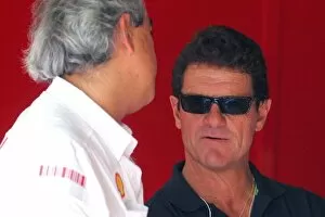 Formula One Testing: Fabio Capello Former manager of Real Madrid