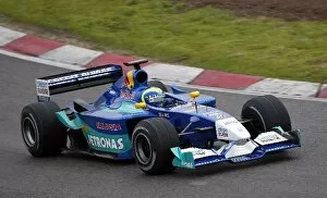 Images Dated 10th January 2002: Formula One Testing: Felippe Massa continued testing the Sauber Petronas C20