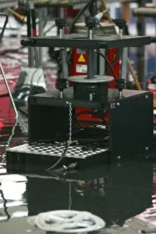 Images Dated 30th August 2007: Formula One Testing: Flooding at Bridgestone