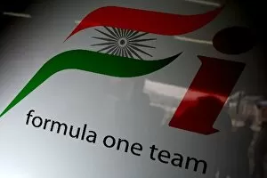 Images Dated 11th March 2009: Formula One Testing: Force India F1 logo