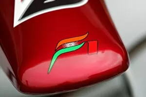 Images Dated 13th November 2007: Formula One Testing: Force India Nose cone