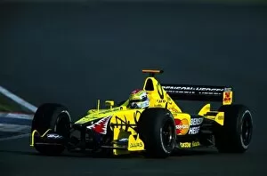 Images Dated 20th September 2001: Formula One Testing: Formula 3000 Champion Justin Wilson continued testing for Jordan after