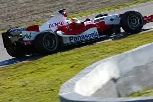 Images Dated 13th December 2005: Formula One Testing: Franck Perera Toyota TF106